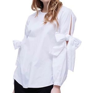 Pleione Tie Sleeve Blouse